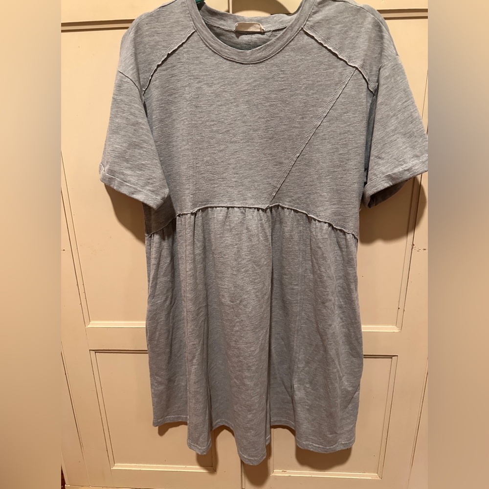 Alter’d State - Gray Tee Dress Above Knee length